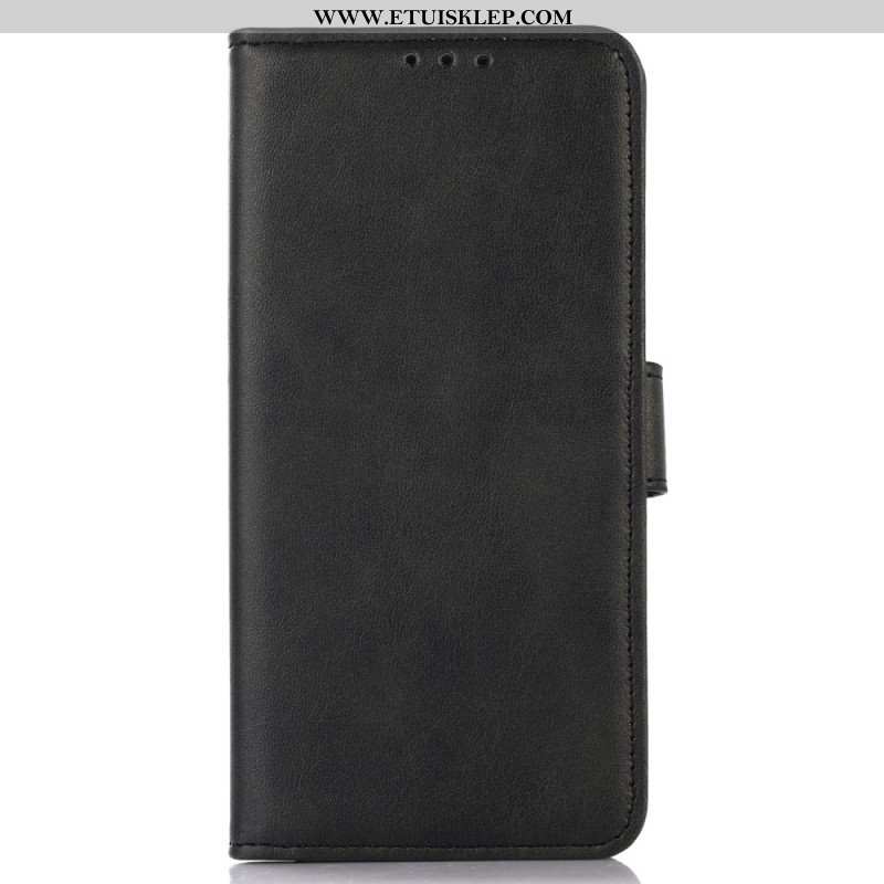 Etui Folio do Xiaomi Redmi Note 12 4G Efekt Skóry